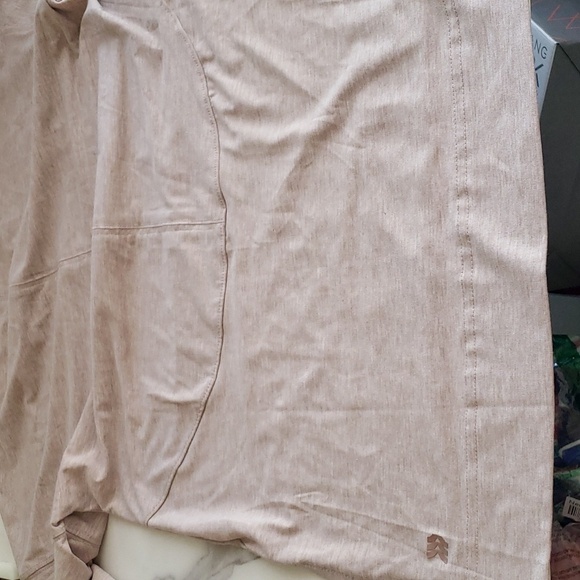 All in Motion™ Long Sleeve Top in Light Heathered Brown Size XS - Picture 9 of 11